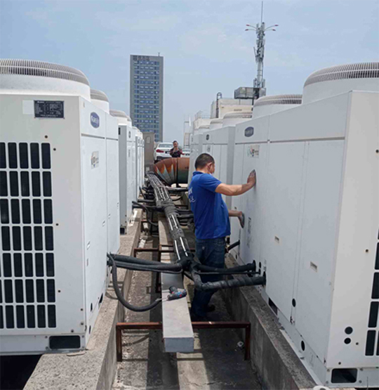 扶风中央空调制热和不制冷系统维修方法